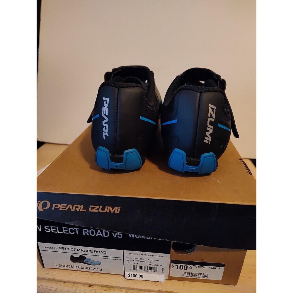 Pearl Izumi Womens Select Road V5 Black/Black Cycling Cleats EUR 36 5.5 US New